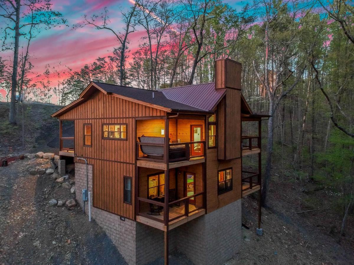 Nordic Mountain Modern Lodge - Family Friendly Luxury Cabin In Walden'S Ridge Sevierville Exterior foto